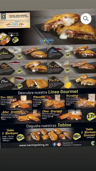 Albocado Carta Cachopos